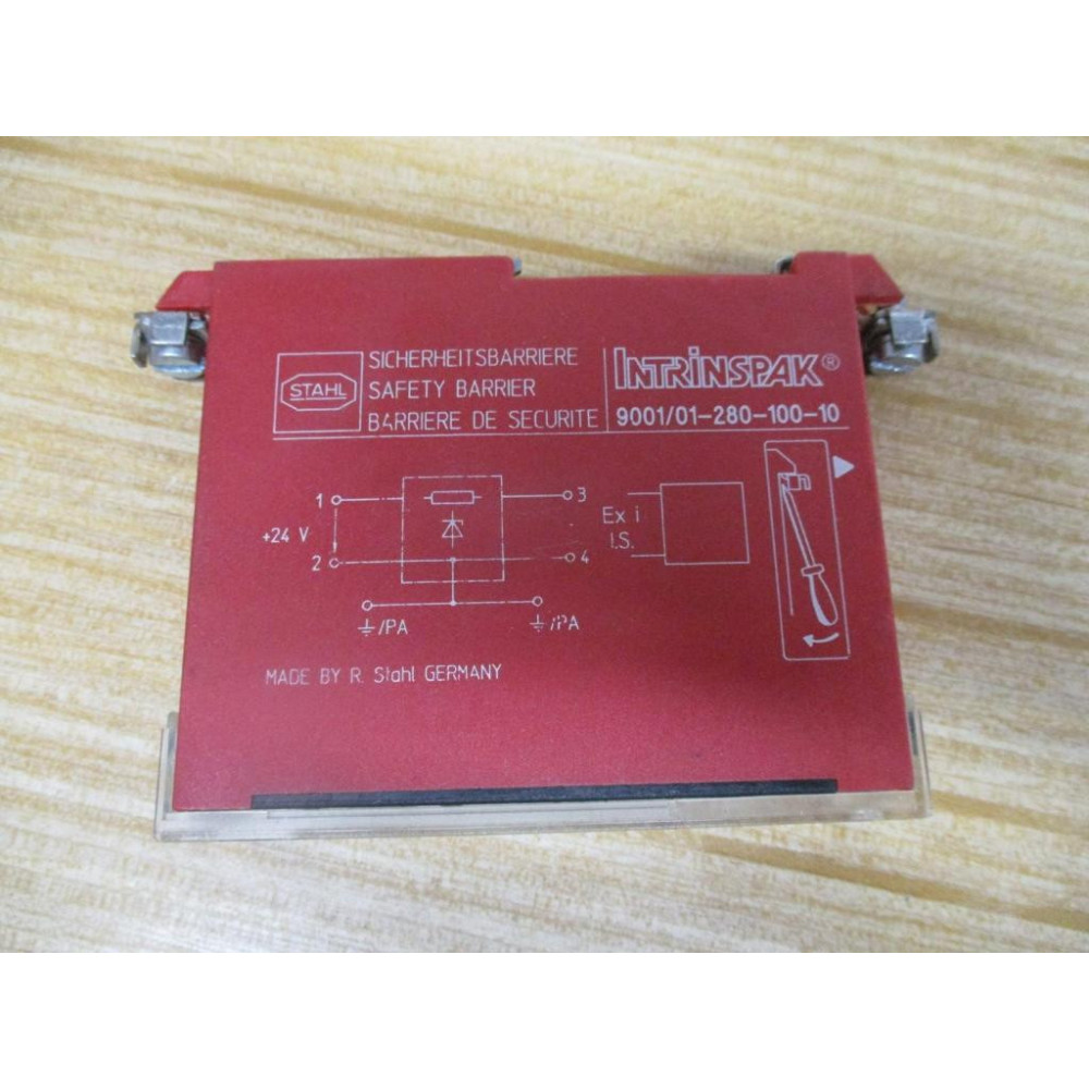 Stahl 900101-280-100-10 Intrinspak Safety Barrier 158368 - Used