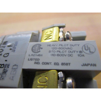 IDEC ABD101N BGR Pushbutton ABD101NBGR WO Button Covers