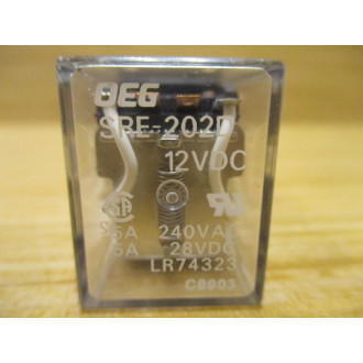 OEG SRE-202D Relay SRE202D - New No Box