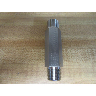 Parker 6-6 MHLN-SS 3.0 Male Hex Long Nipple - New No Box