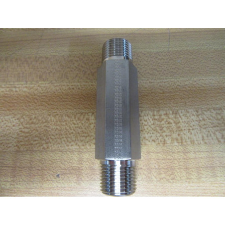 Parker 6-6 MHLN-SS 3.0 Male Hex Long Nipple - New No Box