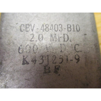 CBV-48403-B10 Capacitor K43J251-9 - Used
