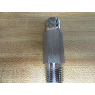 Parker 8-8 MHLN-SS 3.0 Male Hex Long Nipple - New No Box
