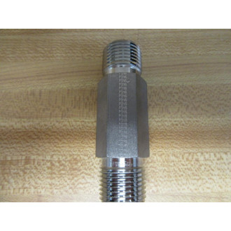Parker 8-8 MHLN-SS 3.0 Male Hex Long Nipple - New No Box