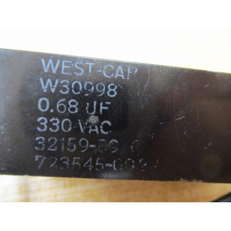 West-Cap W30998 Capacitor 32159-89 0.68 UF 330VAC - New No Box