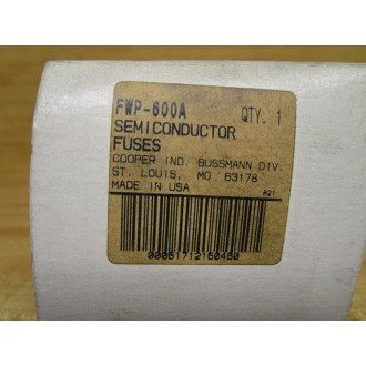 Cooper  Bussmann FWP-600A Semiconductor Fuse FWP600A