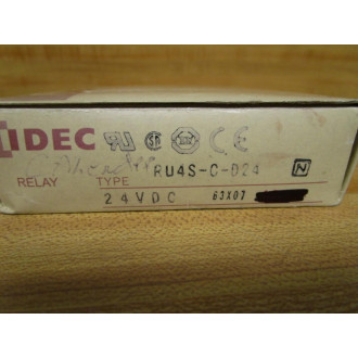 IDEC RU4S-C-D24-24VDC Relay RU4S-C-D24VDC Removed From A Bulk Pack