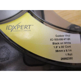 Brady XC-1500-595-WT-BK Labeling Cartridge XC1500595WTBK - New No Box