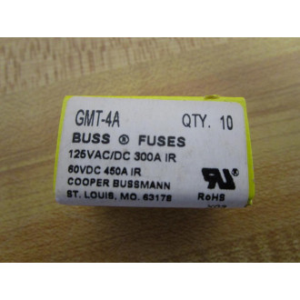 Cooper  Bussmann GMT-4A Fuse GMT4A (Pack of 11) - New No Box