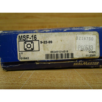 Seal Master MSF-16 Flange Bearing MSF16 Seal Master MSF-16 Flange Bearing MSF16