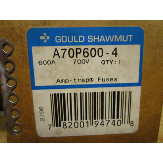 Gould Shawmut Ferraz Trionic A70P600 Amp-Trap Fuse A70P600-4