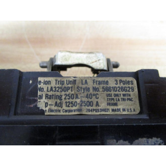 Westinghouse LA3250PT Trip Unit 5661D26G29 - Used