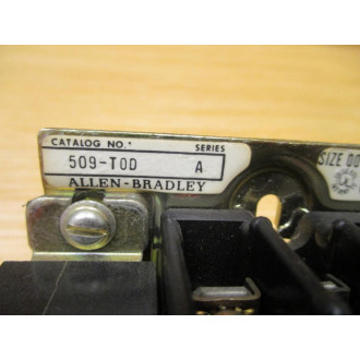 Allen Bradley 509-TOD Starter 509-T0D Ser. A - Used