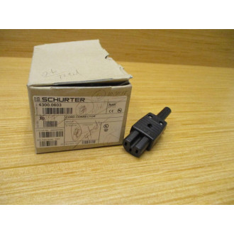 Schurter 4300.0603 Cord Connector 43000603 (Pack of 6)