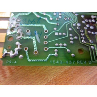 1649-437 Circuit Board 1649437  437D - Used