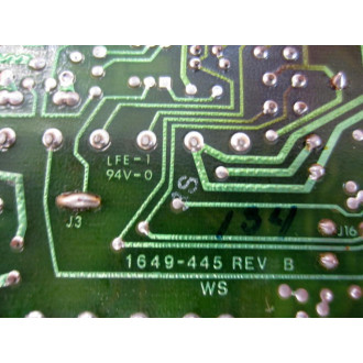 1649-445 Circuit Board 445B 1649445 - Used