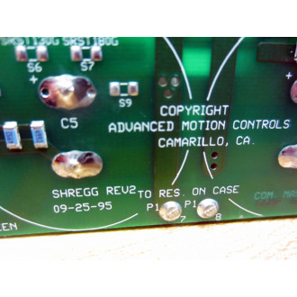 Advanced Motion Controls SHREGG Circuit Board Assembly - Used