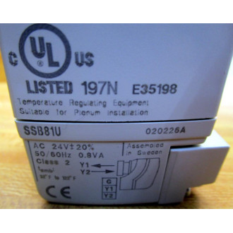 Siemens SSB81U Actuator WO Knob - Used