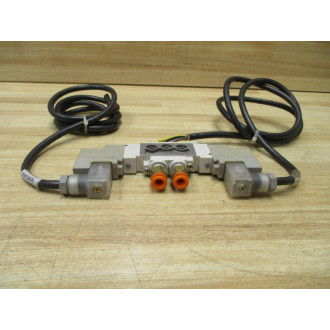 SMC SY5260-5DZ-01T Double Solenoid Valve SY52605DZ01T - Used