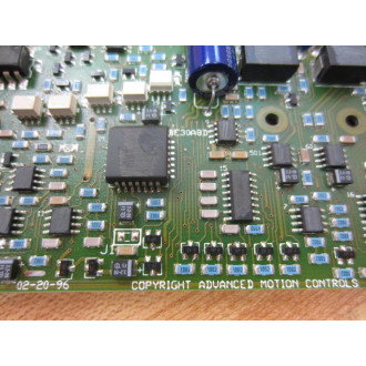Advanced Motion Controls 3-21-2000 Servo Amplifier Board 3212000 - Used