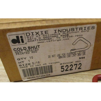Dixie Industries 52272 Cold Shut Chain Link Connectors (Pack of 10)