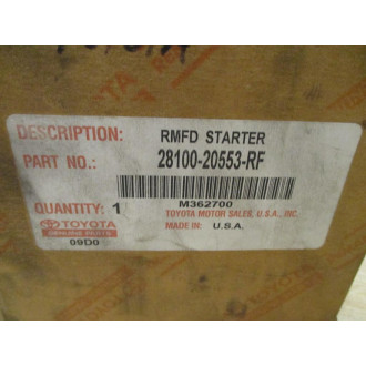 Toyota 28100-20553-RF Starter 9722809-439 - Refurbished