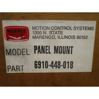 Warner Electric 6910-448-018 Panel Mount 6910448018 5  Terminals Warner Electric 6910-448-018 Panel Mount 6910448018 5  Terminals