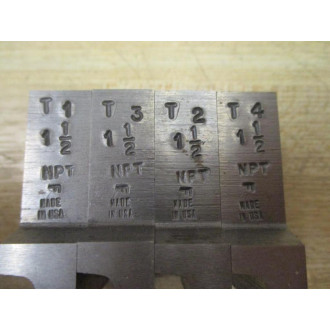 T 1 12 NPT F High Speed Steel Chaser Set 2-14C - New No Box