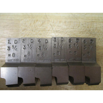 D 3 34 8H High Speed Steel Chaser Set D3348H - New No Box