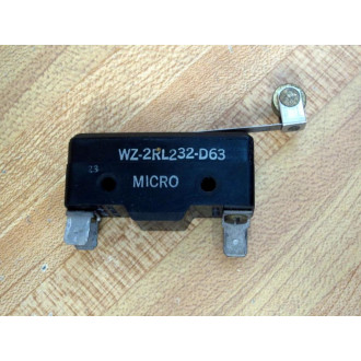 Micro Switch WZ-2RL232-D63 Limit Switch wRoller Lever WZ2RL232D63 - New No Box