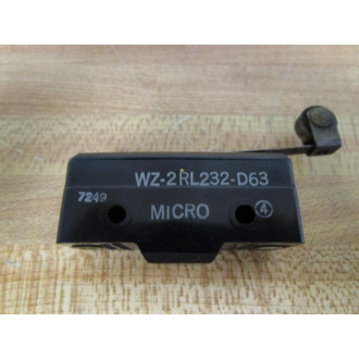 Micro Switch WZ-2RL232-D63 Limit Switch wRoller Lever WZ2RL232D63 - New No Box