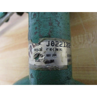 Demco J022122-1214311 Butterfly Valve J0221221214311 - Used