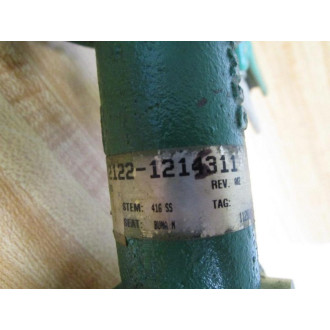 Demco J022122-1214311 Butterfly Valve J0221221214311 - Used