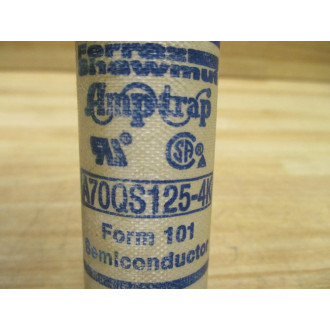 Ferraz Shawmut A70QS125-4K Amptrap Fuse A70QS1254K - Used