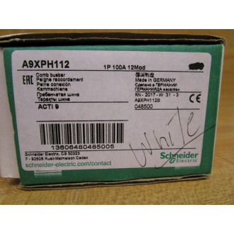 Schneider Electric A9XPH112 Comb Busbar 663184 (Pack of 13)