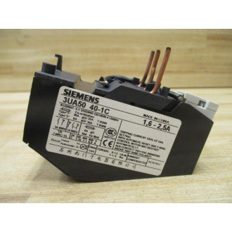 Siemens 3UA50 40-1C Overload Relay 3UA50401C