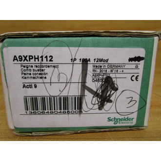 Schneider Electric A9XPH112 Comb Busbar 663184 (Pack of 3)