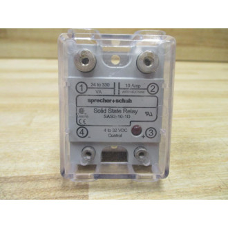 Sprecher + Schuh SAS3-10-1D Solid State Relay SAS3101D