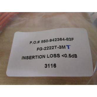 Corning Cable Systems FG-2222T-3M Optical Cable FG2222T3M
