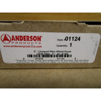 Anderson 01124 Crimped Wire Brush Wheel