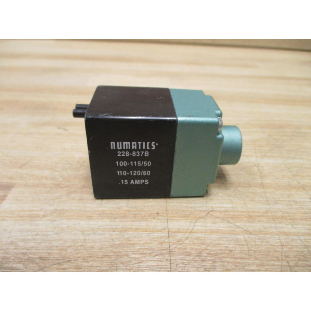 Numatics 228-837B Solenoid Coil 228837B - New No Box