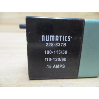 Numatics 228-837B Solenoid Coil 228837B - New No Box