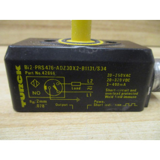 Turck BI2-PRS476-ADZ30X2-B1131S34 Proximity Sensor 42066