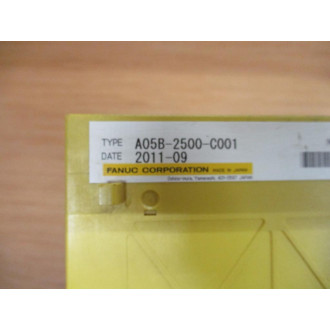 Fanuc A05B-2500-C001 Backplane, 2 Slot A05B2500C001 WO Top Cover,Chipped - Used