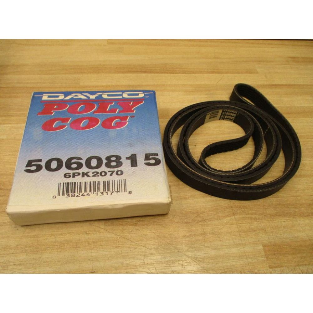 Dayco 5060815 Poly Cog Serpentine Belt 6PK2070