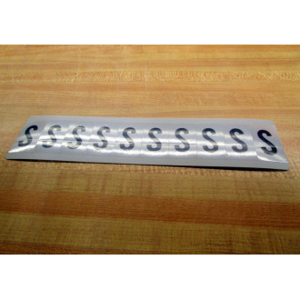 Stranco AM1-S Instant S Symbol Sign AM1S (Pack of 25)