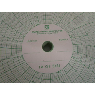 Graphic Controls PN-00430728 Recording Charts 00430728 (Pack of 100)
