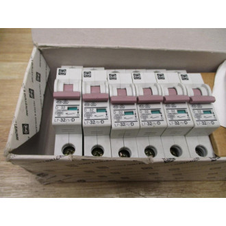 Sprecher + Schuh L7-321D 32 Amp Miniature Circuit Breaker L7321D (Pack of 6)