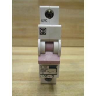 Sprecher + Schuh L7-321D 32 Amp Miniature Circuit Breaker L7321D (Pack of 6)