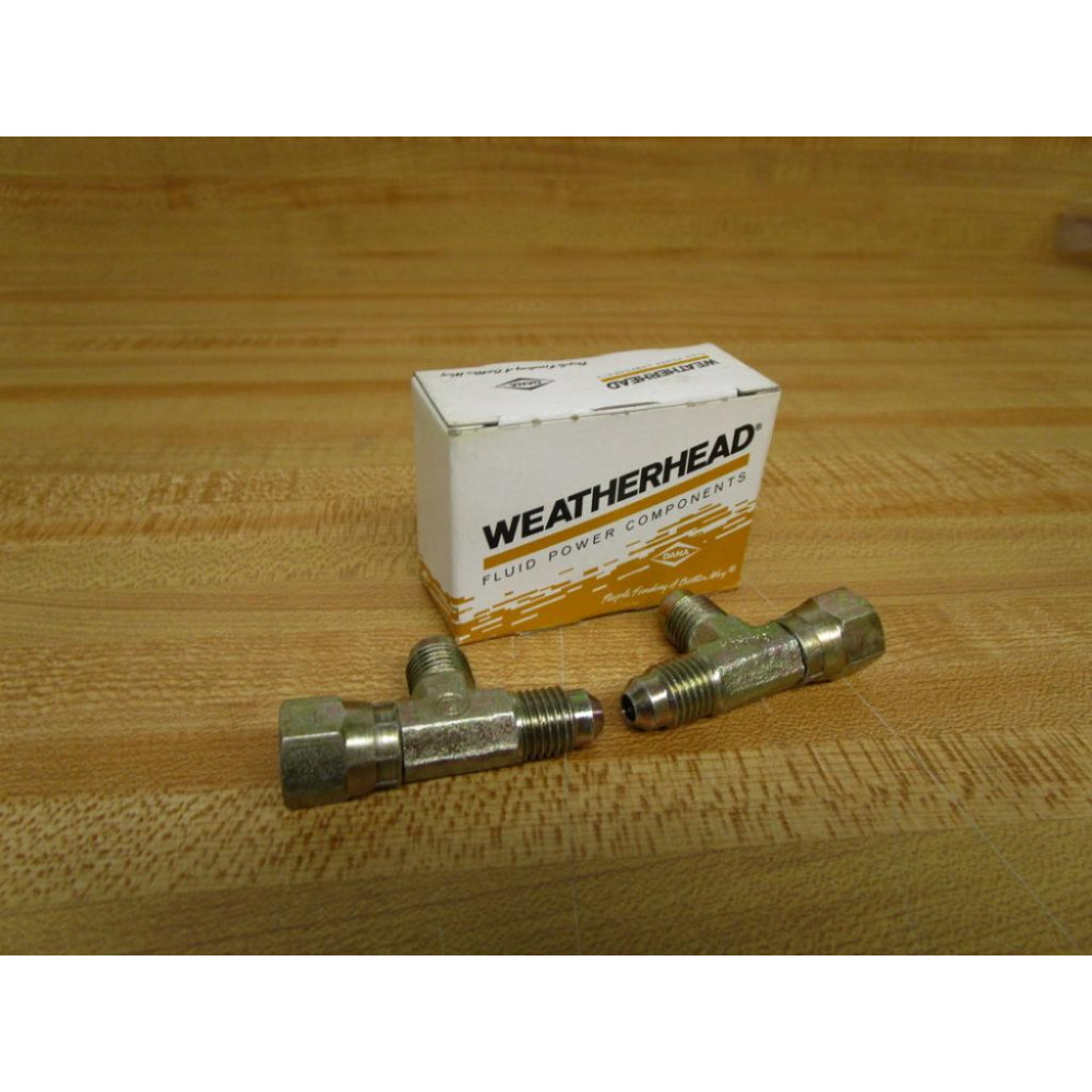 EatonWeatherhead C5706X4 Adapter Tee Fitting Swivel (Pack of 2)